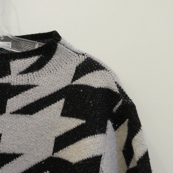 Kaily K Adorable Dog Tooth Sweater XL - Picture 2 of 6